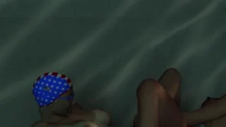 Army slut gets gangbanged by a horny lads in a 3D video